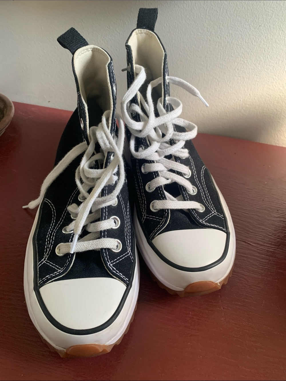 Converse Black and White High-Top Sneakers